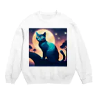 syouのファンタジーキャット Crew Neck Sweatshirt