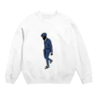 ゆ～きのくろひと Crew Neck Sweatshirt