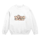 あんこ☆のほにゃほにゃグレーちゃん Crew Neck Sweatshirt