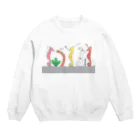 森図鑑の[森図鑑] 仲間に入れて（背景なし） Crew Neck Sweatshirt