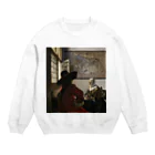 世界美術商店の兵士と笑う女 / Officer and Laughing Girl Crew Neck Sweatshirt