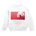 鳥救うSUZURIの『ははどり』【寄付付き商品】 Crew Neck Sweatshirt