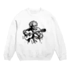 ミニマルコのお店のアインシュタインギター Crew Neck Sweatshirt