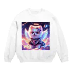 Pom-Dog'sのプリティーエンジェル　ポメラニアン Crew Neck Sweatshirt