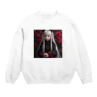 ZZRR12の「猛炎に舞う紅の猫耳守護者」 Crew Neck Sweatshirt