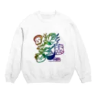 おいもぱーてぃのレインボーおいぱ Crew Neck Sweatshirt