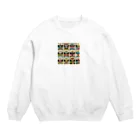 minishokoのアメコミ風コラージュ Crew Neck Sweatshirt