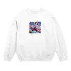 cameron2のぴょんちゃん Crew Neck Sweatshirt