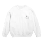 クラゲ屋さんのひんじゃくん ゴロゴロスタイル2 Crew Neck Sweatshirt