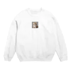 パイルドライバーのニャー Crew Neck Sweatshirt