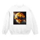 AIdependerの融合クラゲ　金星 Crew Neck Sweatshirt