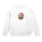 mitsu5872のサンタの陽気なクリスマスコレクション Crew Neck Sweatshirt