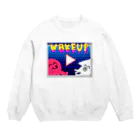 五十嵐 花🛸💫@新人VtuberのWAKE UP Crew Neck Sweatshirt