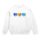 pumio んにのproof of peace 3 Crew Neck Sweatshirt