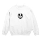 かわいい女の子とシュールな絵のケダマー Crew Neck Sweatshirt