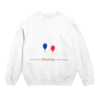 トリコロールカラーのルーティン  Crew Neck Sweatshirt