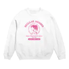 kazu_gのあなたは美しい！日本美女連盟 正会員（淡色用） Crew Neck Sweatshirt