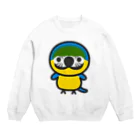 いんこ屋堂のルリコンゴウインコ Crew Neck Sweatshirt