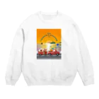 CyberArmadilloの湘南藤沢（2430）夕焼けコレクション Crew Neck Sweatshirt