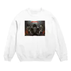 キャプテン カエルの地獄のヘビーメタル2 Crew Neck Sweatshirt