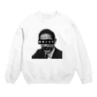 tax_meganeのメガネ パロディ パーティー 脱税 増税 Crew Neck Sweatshirt