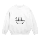 NIANのバスタブネコ Crew Neck Sweatshirt