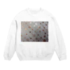 yurisacinの雪の結晶（ゴールド） Crew Neck Sweatshirt