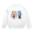 usabit.のぐっず屋さんのななゆ+うさぎガンマン Crew Neck Sweatshirt