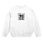 kawakawaclubの「今日こそ俺が勝つ」 Crew Neck Sweatshirt