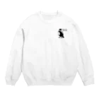 Round-BirdsのRound-Birds logo.ver Crew Neck Sweatshirt