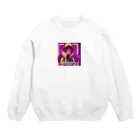 evahmonの光の戦士シリーズ・ひかりちゃん Crew Neck Sweatshirt