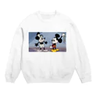 mickeymouse2024の【100個限定】懐かしのミッキー＆ミニー Crew Neck Sweatshirt