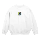 gabliel.の微笑むゴリラ Crew Neck Sweatshirt