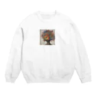 アートフュージョンの幻想の木のグッズ Crew Neck Sweatshirt