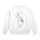 YUICHI design shopのクマの着ぐるみ Crew Neck Sweatshirt