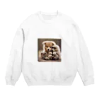 seven20sの仲良しワンコ Crew Neck Sweatshirt