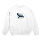 ラクダカンパニーのブルーソング Crew Neck Sweatshirt