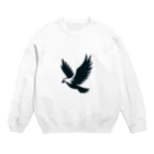 Intuisenseのワシ Crew Neck Sweatshirt