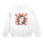 ちろりん屋のとろけるハリネズミ🦔 Crew Neck Sweatshirt