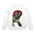 KYONDAのいちごにゃん Crew Neck Sweatshirt