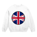 おもしろいTシャツ屋さんのイギリス England United Kingdom Great Britain Crew Neck Sweatshirt