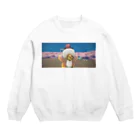 花の屋のsky星を紡ぐ子どもたち Crew Neck Sweatshirt