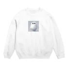 ブサカワ二頭身アニマルくんのブサカワ二頭身アニマル3 Crew Neck Sweatshirt