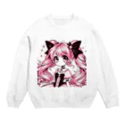 むこうのくにの魔法少女 Crew Neck Sweatshirt