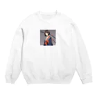 中原ひろふみのSAMURAI女史 Crew Neck Sweatshirt