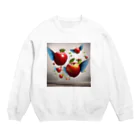 gulbisのお守りりんご Crew Neck Sweatshirt