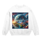 bottaの近未来な惑星 Crew Neck Sweatshirt