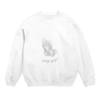 PamilyaのPray first. Crew Neck Sweatshirt