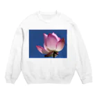 華の青空に蓮 Crew Neck Sweatshirt