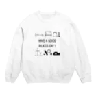 pilates_loversのHave a Good Pilates Day! Crew Neck Sweatshirt